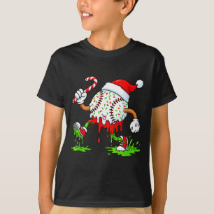 Dripng Ice Cream Baseball Santa Hat, Xmas Pajama K T-Shirt