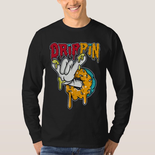 Drippin Donuts SB Dunk FroSkate Matching T-Shirt (Front)