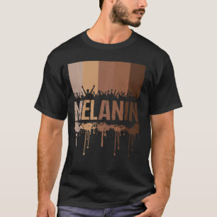 Drippin Melanin Tee For Man Women Pride Black Cult