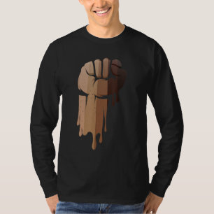 Drippin Melanin Women Men Africa Black History Mon T-Shirt