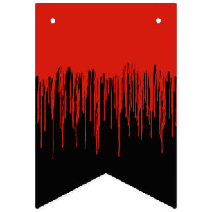 Dripping Blood Creepy Halloween Bunting