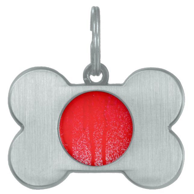 dripping blood pet tag (Front)