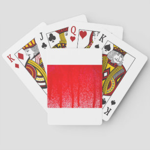 dripping blood playing cards
