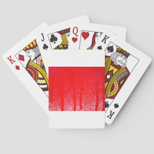 dripping blood playing cards (Back)