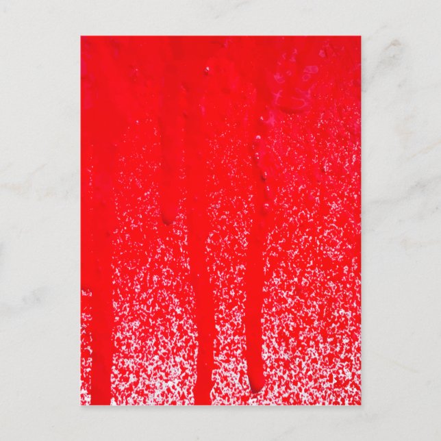 dripping blood postcard (Front)