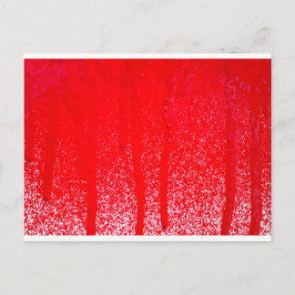 dripping blood postcard