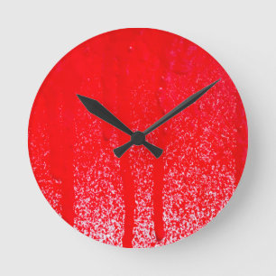 dripping blood round clock