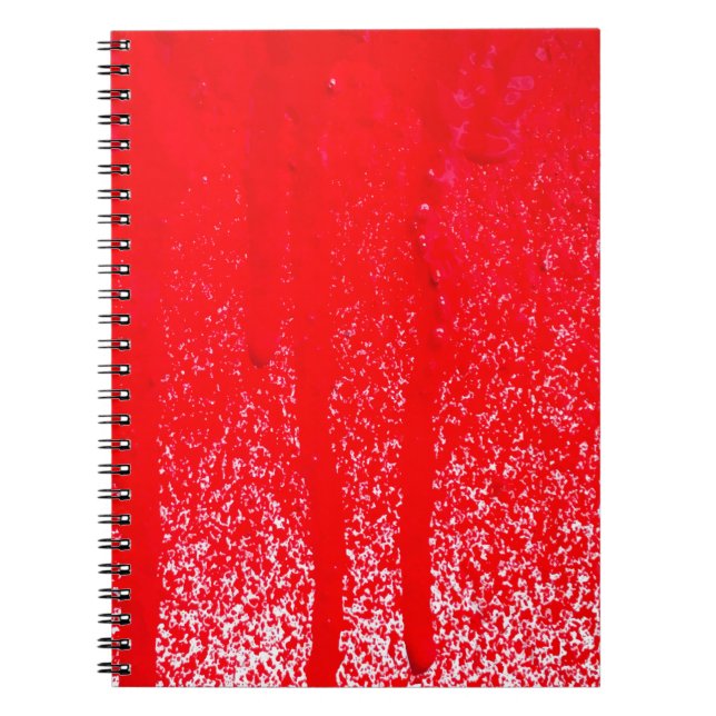dripping blood spiral notebook (Front)