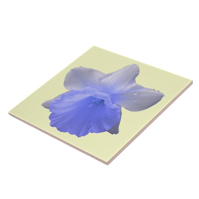 Dripping Daffodil Blue Tile (Side)