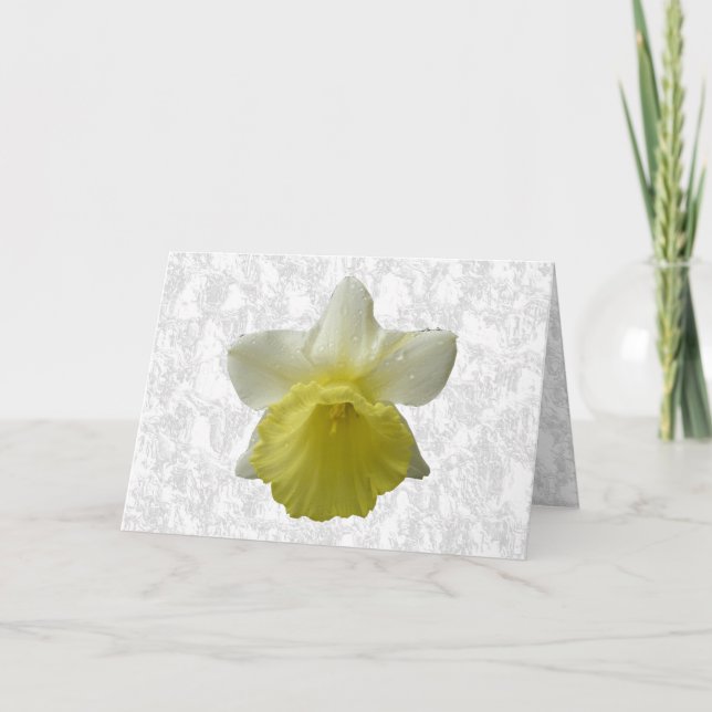 Dripping Daffodil Greeting Card (Front)