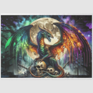 Dripping Dragon Tissue Paper