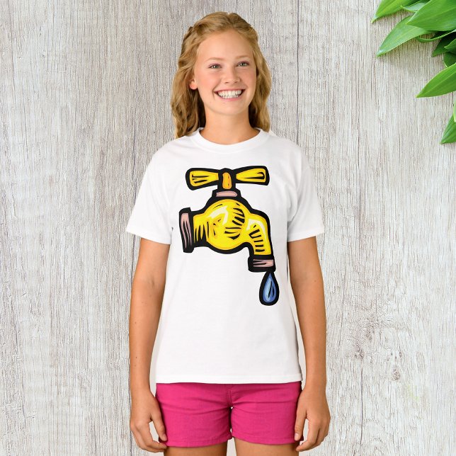 Dripping Faucet Girls T-Shirt (Creator Uploaded)
