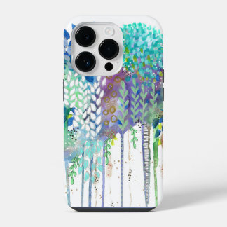 Dripping flowers iPhone 14 pro case
