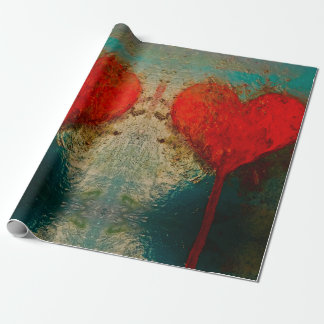 Dripping Heart Wrapping Paper by HAS Jewels
