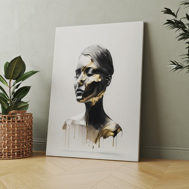 Dripping in Gold Canvas Print (Creator Uploaded)