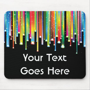 Dripping Lines of Paint Mousepad