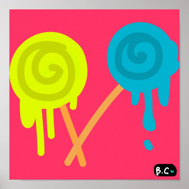 Dripping Lolly Poster (Front)