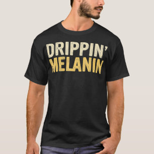 Dripping Melanin Retro Vintage T-Shirt