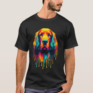 Dripping Paint Art Gordon Setter T-Shirt