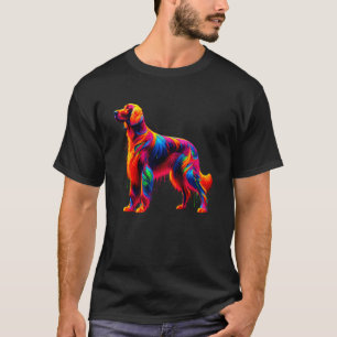 Dripping Paint Art Irish Setter T-Shirt