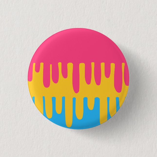 dripping pansexual badge (Front)