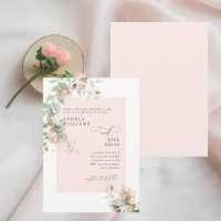 Dripping Pink Rose Eucalyptus Wedding