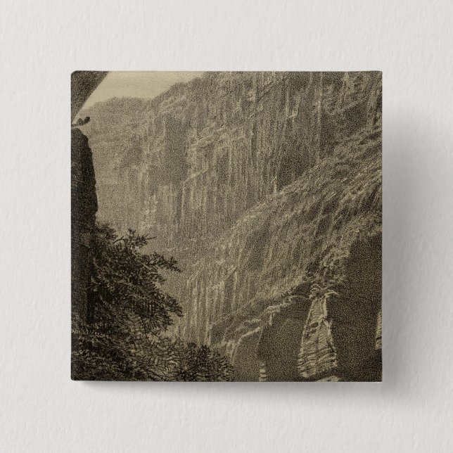 Dripping Pool, Kanab Canyon 15 Cm Square Badge (Front)