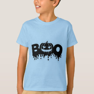 Dripping Pumpkin Scream Shadow Boys T-Shirt