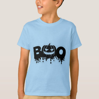 Dripping Pumpkin Scream Shadow Boys T-Shirt