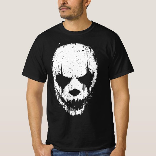 Dripping Skull Mask of Shadows T-Shirt (Front)