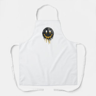 Dripping Smiley Face Apron