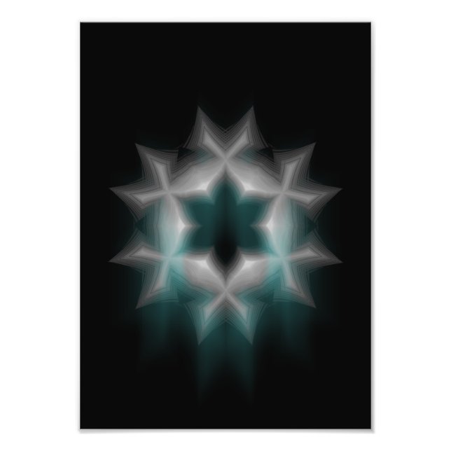 Dripping Snowflake - Photo Print (Front)