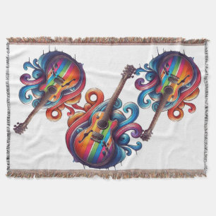Dripping Sound Throw Blanket