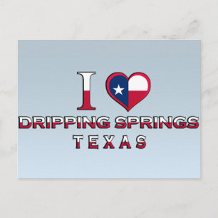 Dripping Springs, Texas Postcard