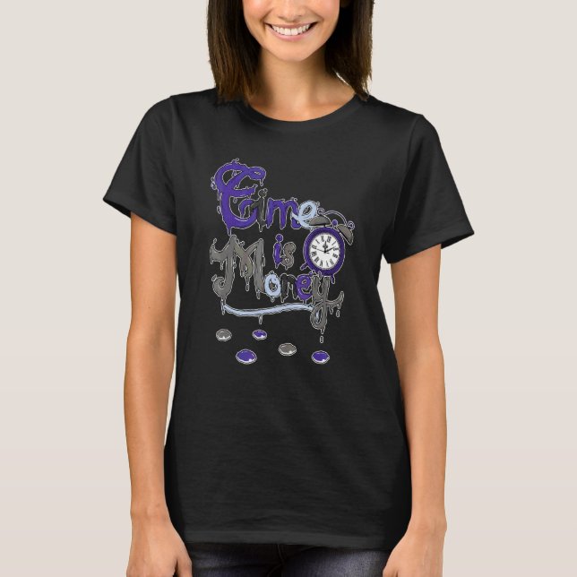 Dripping Time is Valuable Retro Concor 5s Matching T-Shirt (Front)