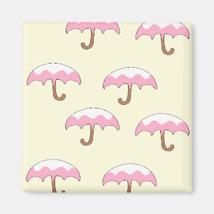 dripping umbrella pattern magnet