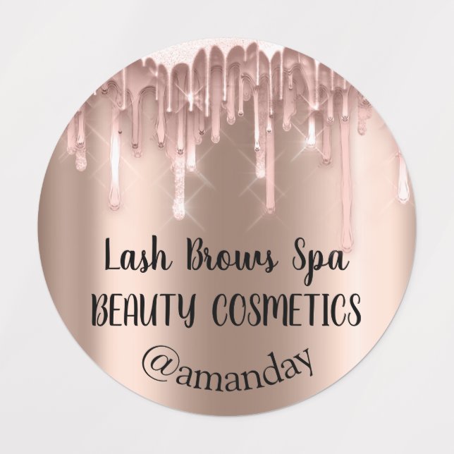 Drips Rose Body Cosmetics Balm Soap Nails (Design 1)