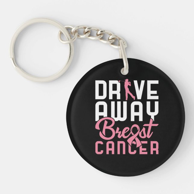 Drive Away Breast Cancer Key Ring (Front)