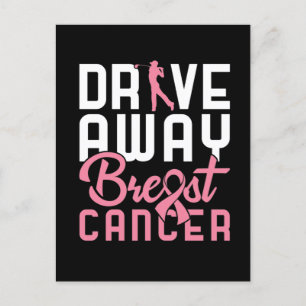 Drive Away Breast Cancer Postcard