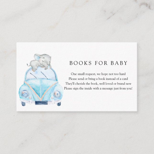 Drive By Baby Shower Enclosure Card (Front)