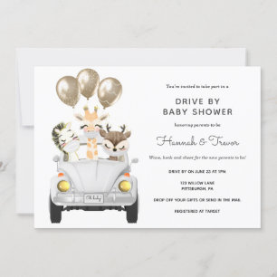 Drive By Baby Shower Parade Invitation