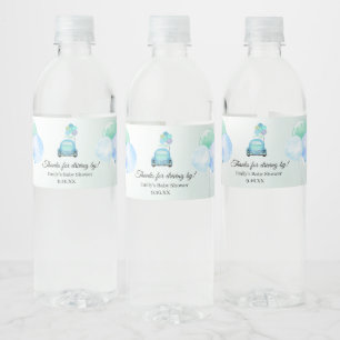 Drive By Baby Shower Parade Water Bottle Labels