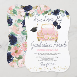 Drive By Graduation Parade Invitation