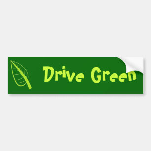 Drive Green Bumper Sticker