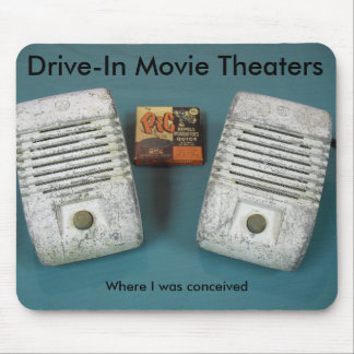Drive-In Movie Theatres Mouse Pad