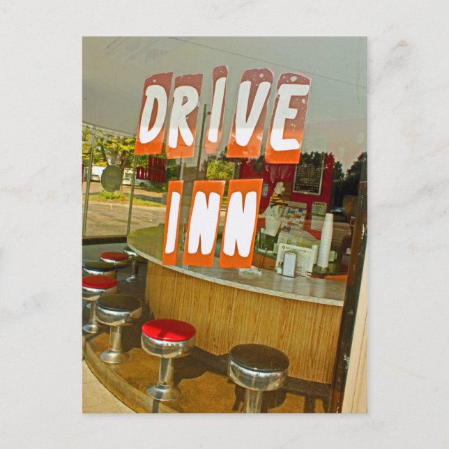 Drive Inn Postcard (Front)