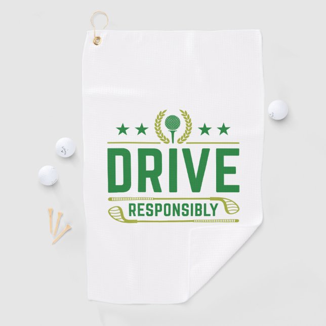 Drive Responsibly Golf Towel (InSitu)