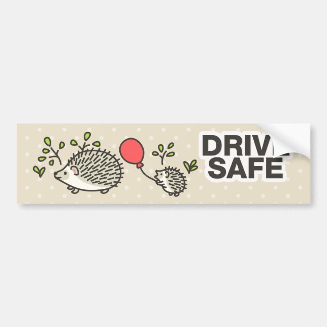 Drive Safe! Bumper Sticker (Front)