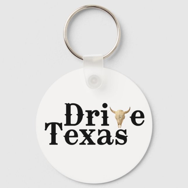 Drive Texas Keychain (Front)
