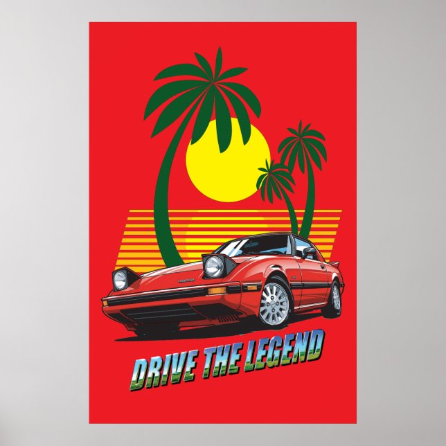 'Drive the Legend' v02 Poster (Front)